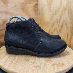 Dansko Womens Joy Wedge Lace Up Ankle Chukka Leather Boots Size 39 US 8.5-9